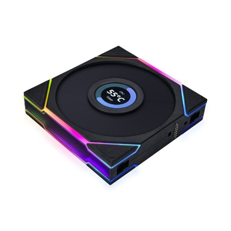 LIAN LI UNI FAN TL LCD Reverse Blade 120mm ARGB Cooling Fan with 1.6