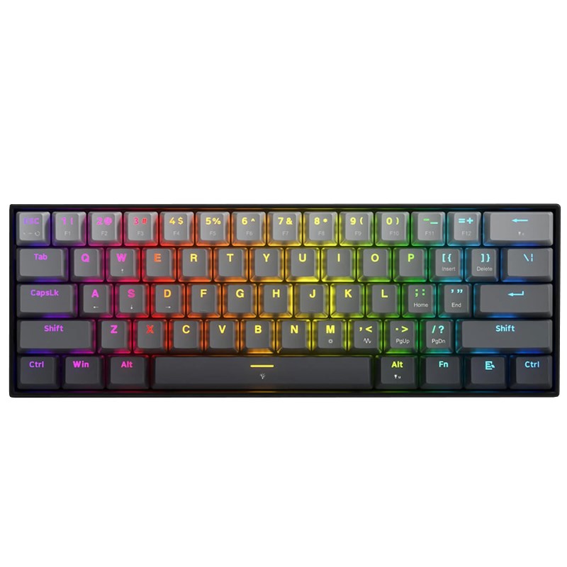 Redragon Fizz K617GGB 60% Wired RGB Mechanical Gaming Keyboard with 8K Magnetic Switch - Black