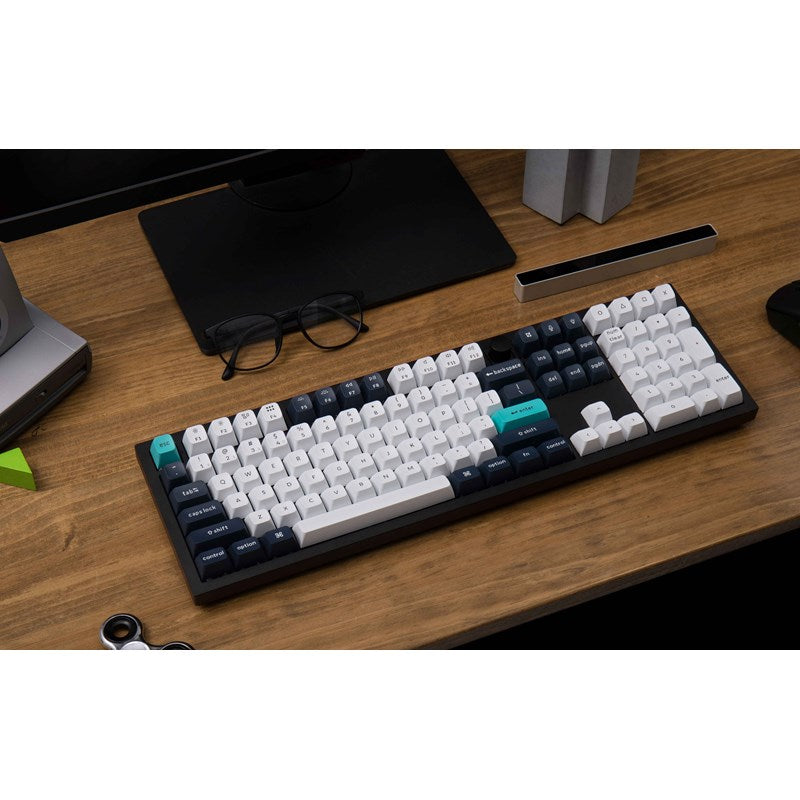 Keychron Q6 Max 100% QMK/VIA Wireless RGB Mechanical Gaming Keyboard (Gateron Jupiter Red Switch) - Black (Arabic Layout)