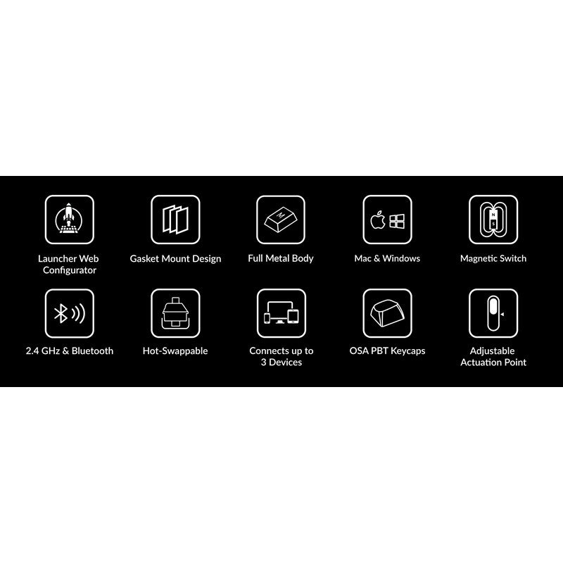 Buy Keychron Q1 HE 75 RGB Backlight Swappable Fully Assembled Knob