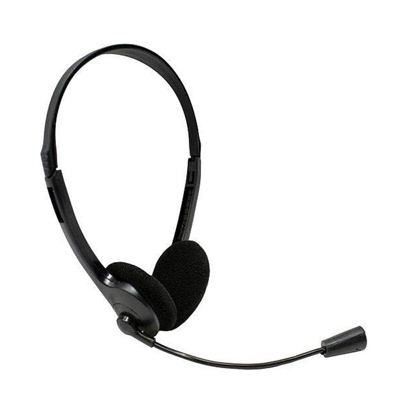 Hing Internet Talk Headset - With Microphone - Black - HI-316