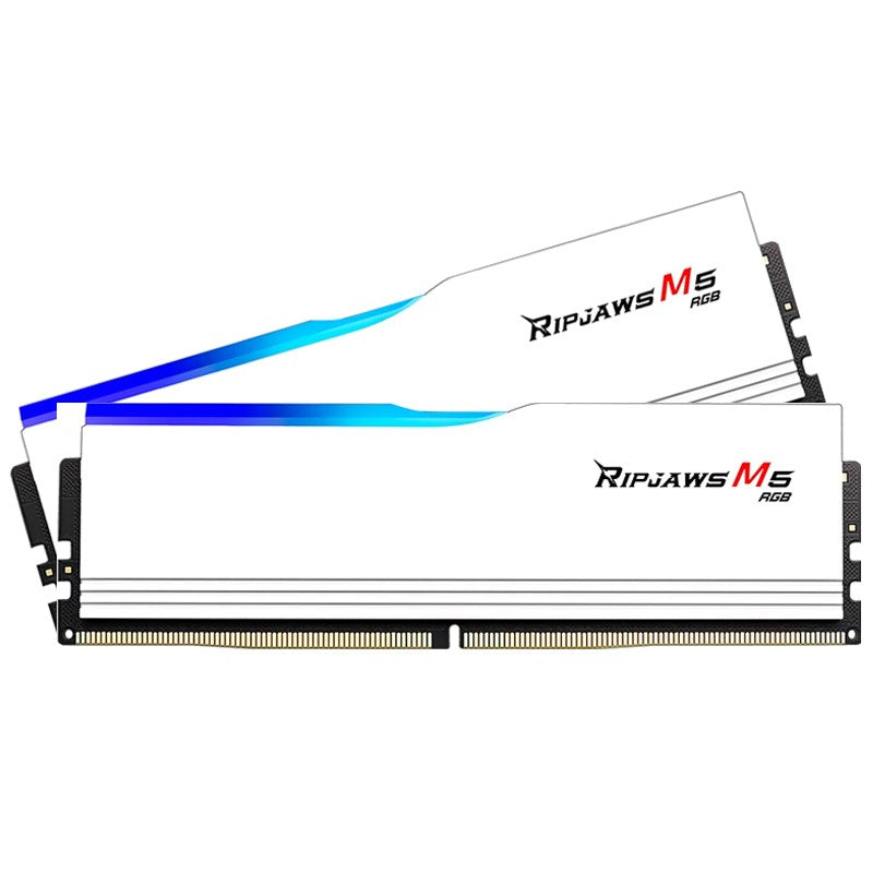 G.Skill Ripjaws M5 RGB 32GB (2x16GB) DDR5 5200MHz RAM Memory Kit - White