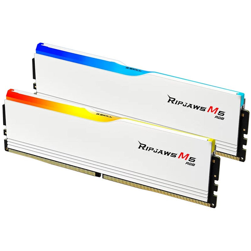 G.Skill Ripjaws M5 RGB 32GB (2x16GB) DDR5 5200MHz RAM Memory Kit - White