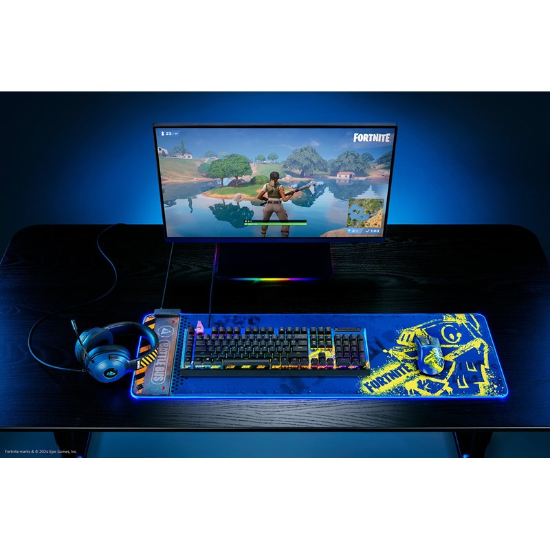 Razer Goliathus Extended Chroma Oversized Soft Gaming Mouse Pad Powered by Razer Chroma RGB - Fortnite Edition