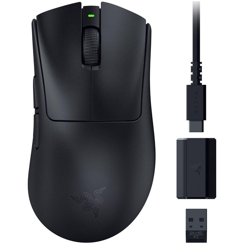 Razer DeathAdder V3 HyperSpeed Ultra-lightweight Wireless Ergonomic Esports Gaming Mouse - Black