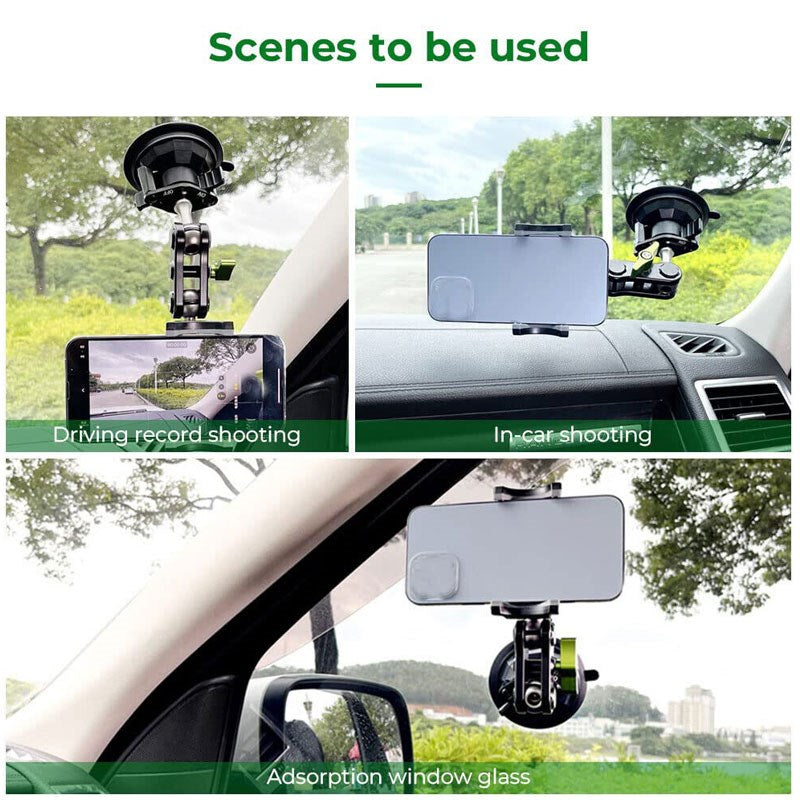 Universal Ball Head Arm for Phone, 360° Rotating Car Phone Holder Mount