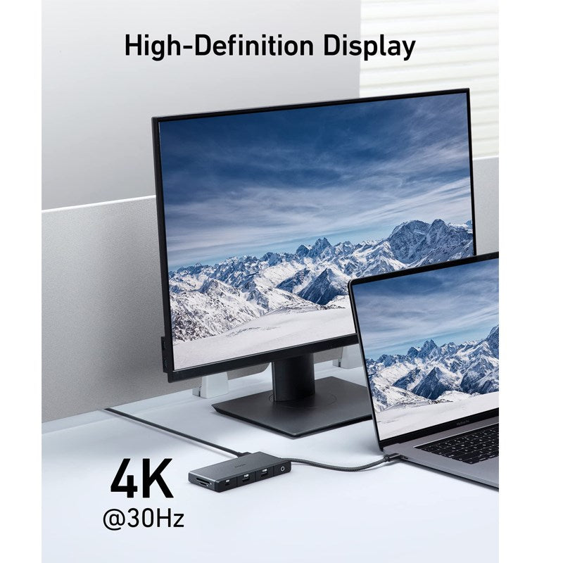 Anker 552 USB-C Hub 9-in-1, 4K HDMI, Black