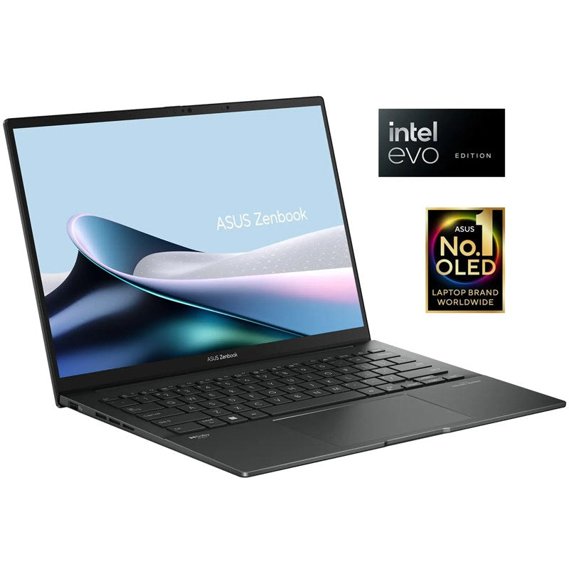 ASUS Zenbook 14 OLED 14” WUXGA Touch Laptop, Intel Core Ultra 7 - Intel Evo Edition, 16 GB RAM, 1 TB SSD - Jasper Grey - English Keyboard
