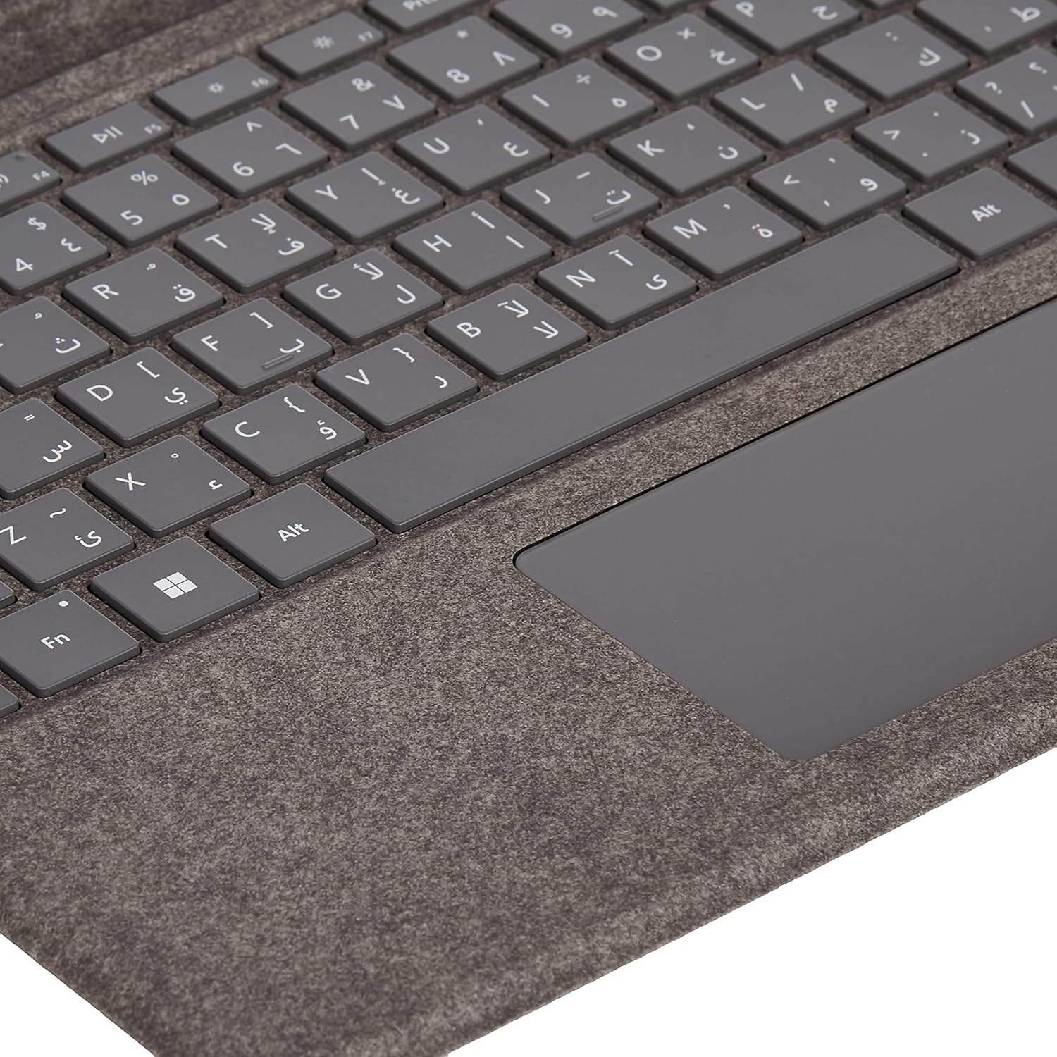 Microsoft Surface Signature Keyboard With Slim Pen for Surface Pro 9 & Surface Pro 10, Arabic - Platinum