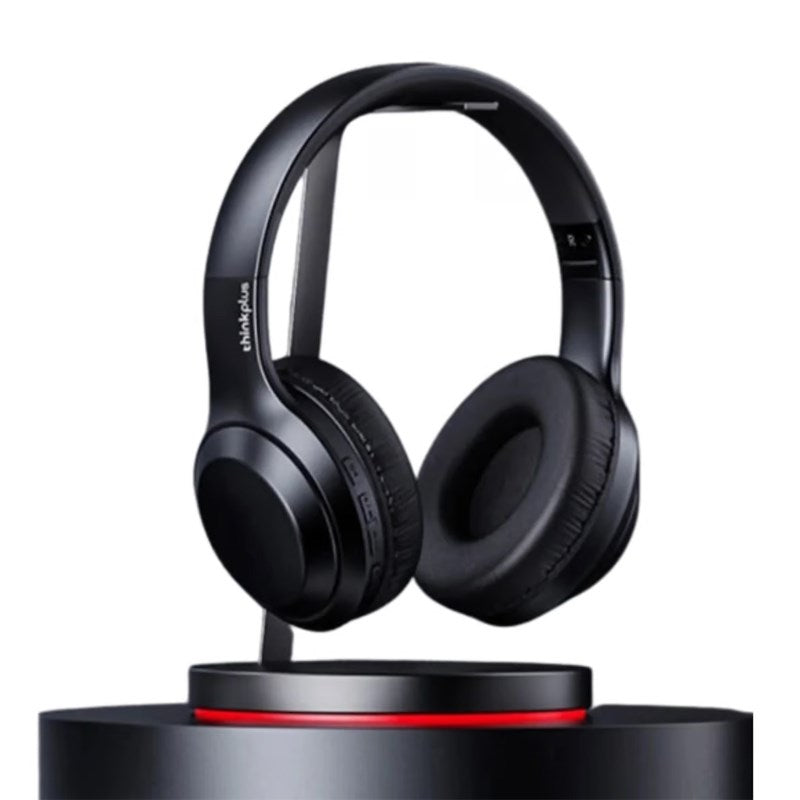Lenovo Thinkplus TH10 Overhead Stereo Wireless Headphone - Black