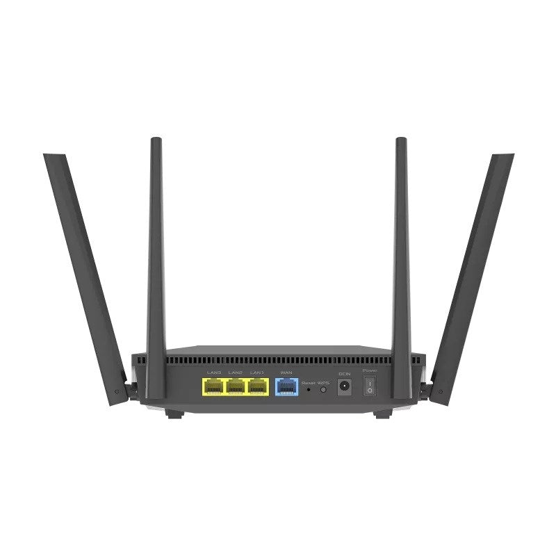 Asus RT-AX52 (AX1800) Dual Band Wi-Fi 6 Extendable Router - Black