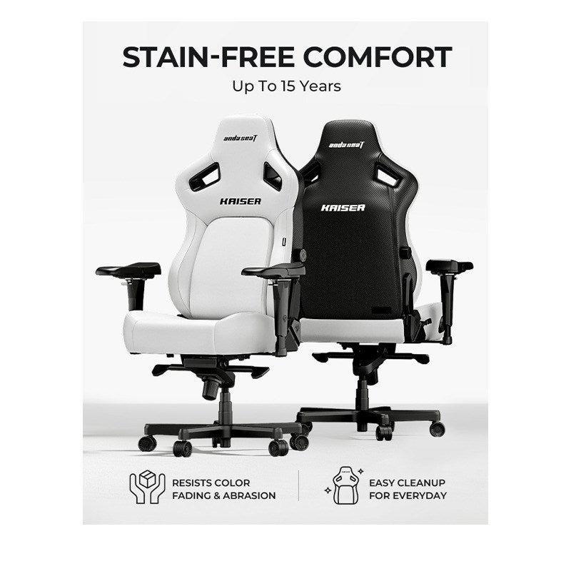 Anda Seat Kaiser 4 XL Gaming Chair - Grey Fabric