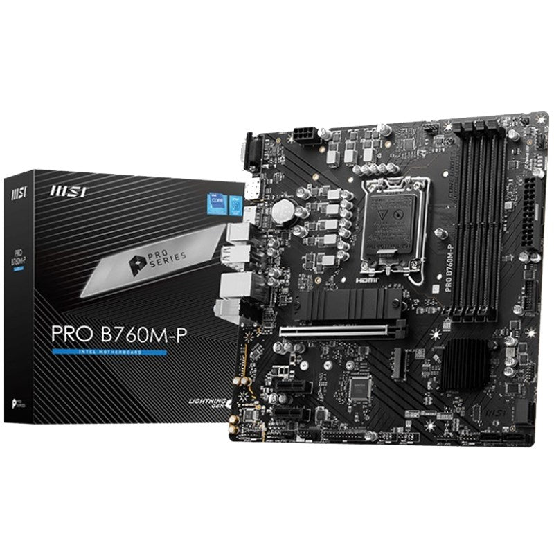MSI PRO B760M-P mATX Gaming Motherboard