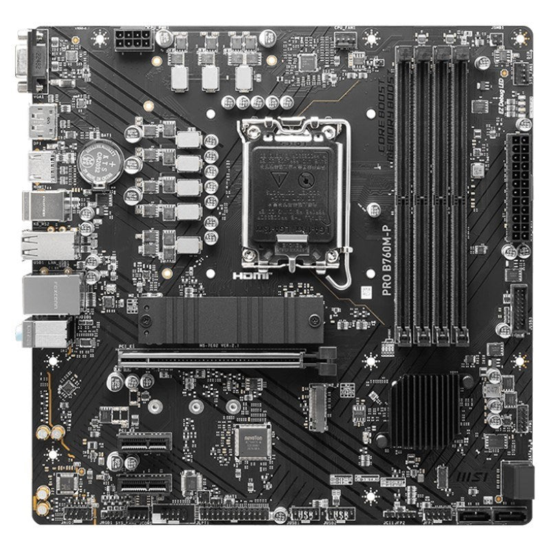 MSI PRO B760M-P mATX Gaming Motherboard
