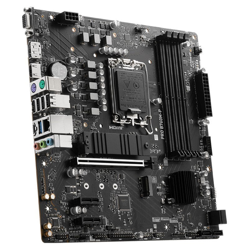 MSI PRO B760M-P mATX Gaming Motherboard