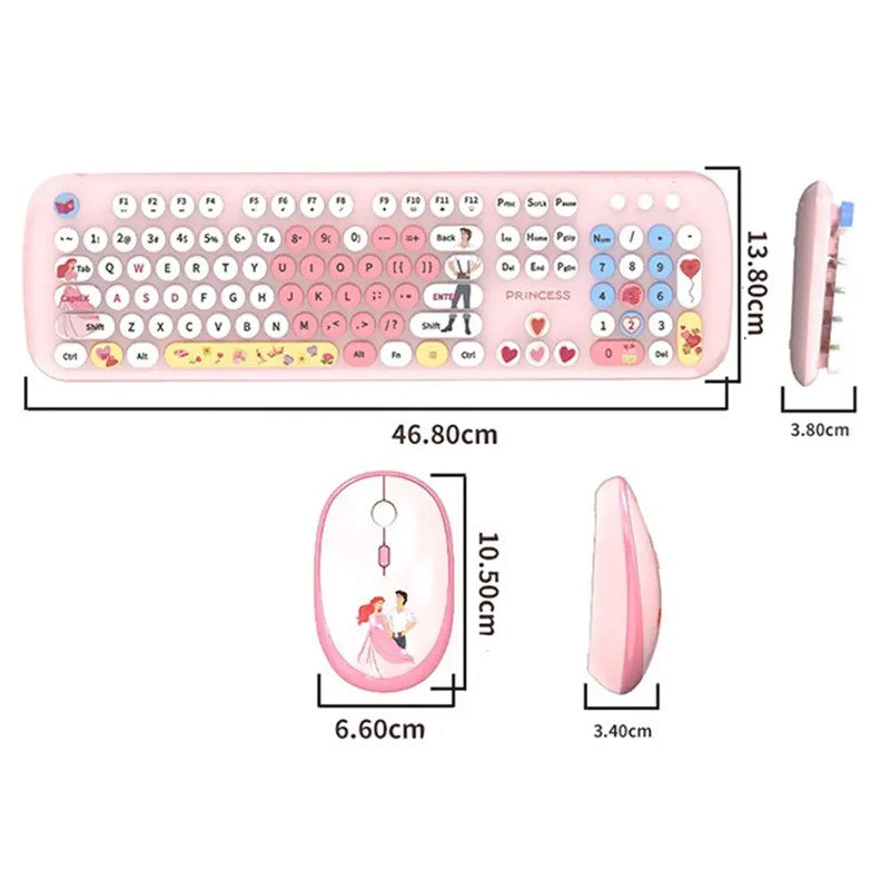 Disney SMK-648M2AG Wireless Keyboard and Mouse Input Device