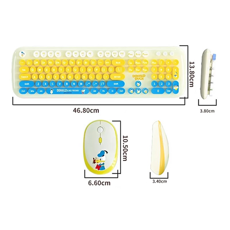 Disney SMK-648M2AG Wireless Keyboard and Mouse Input Device