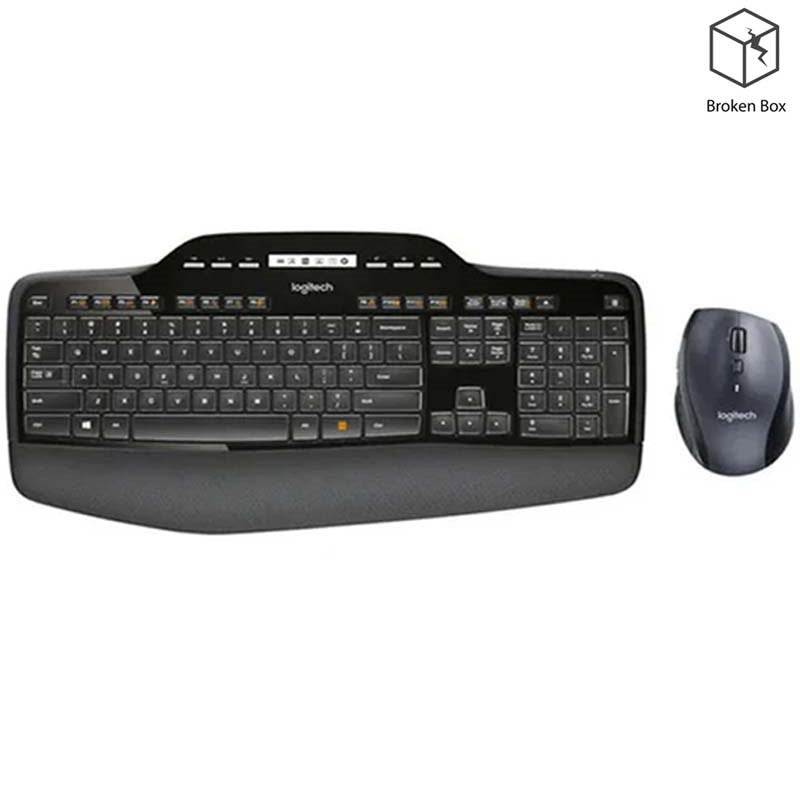 Logitech Wireless Keyboard & Mouse MK710 - Arabic Keys - Open Box
