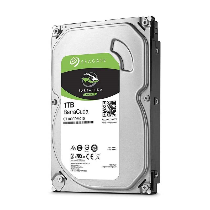 Seagate BarraCuda 1 TB 3.5 Internal Hard Drive - Open Box