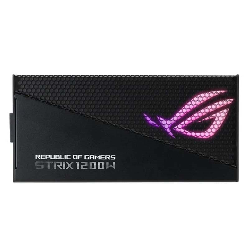 Asus ROG STRIX 1200 Watts 80 Plus Gold Aura Edition ATX Fully Modular Gaming Power Supply - Black Open Box