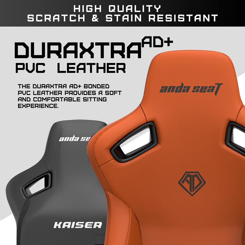 Anda Seat Kaiser Large Premium Ergonomic Gaming/Office Chair - Blaze Orange