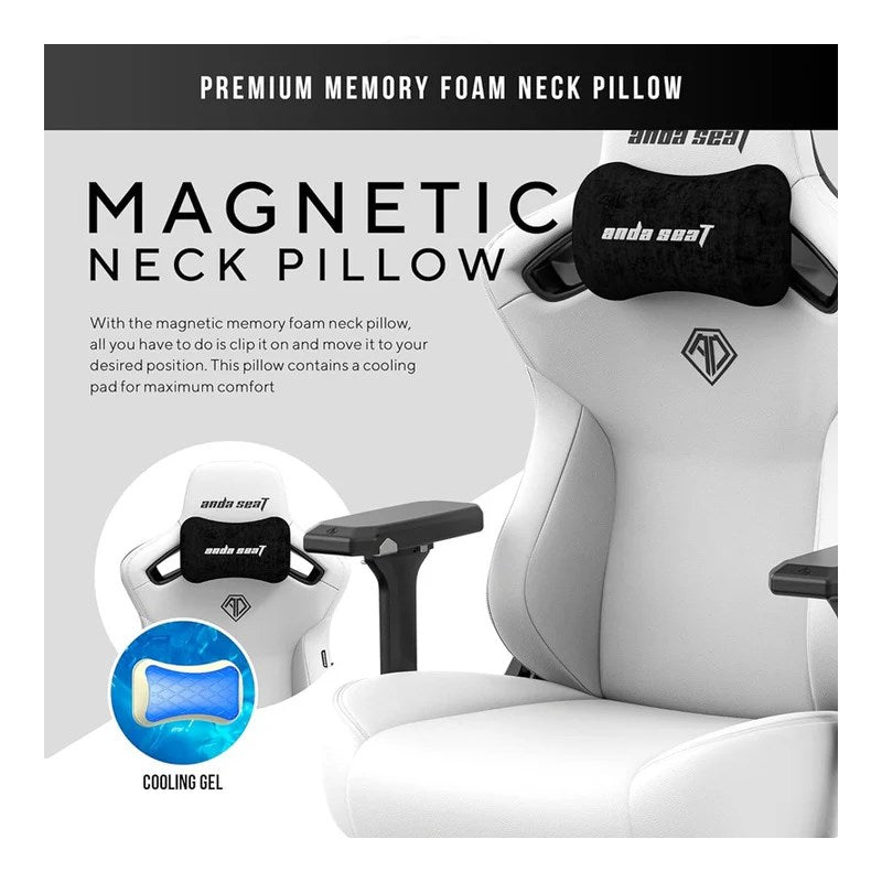 Anda Seat Kaiser Large Premium Ergonomic Gaming/Office Chair - White