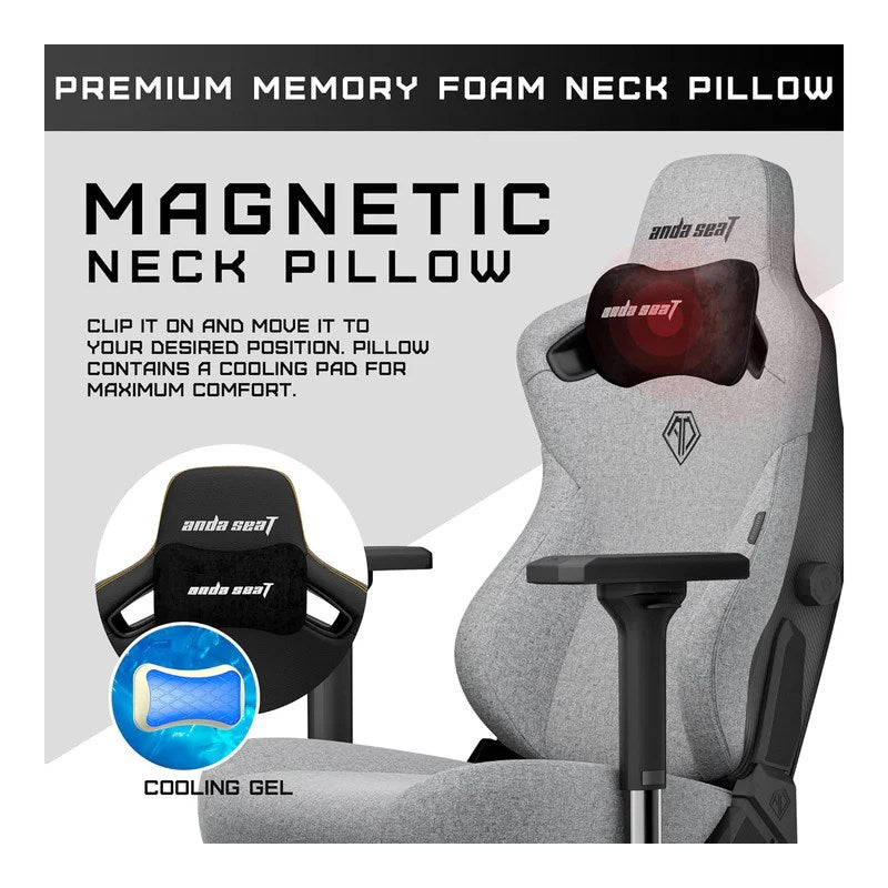 Anda Seat Kaiser, XL Premium Ergonomic Gaming/Office Chair - Grey