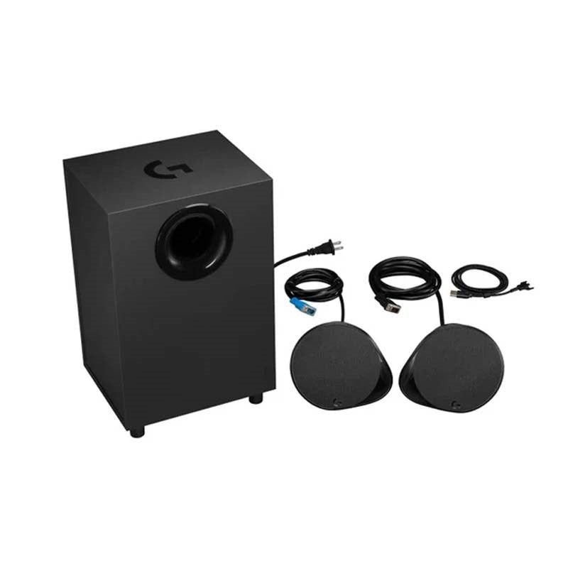 Logitech G560 Lightsync PC Gaming Speakers, USB - Open Box