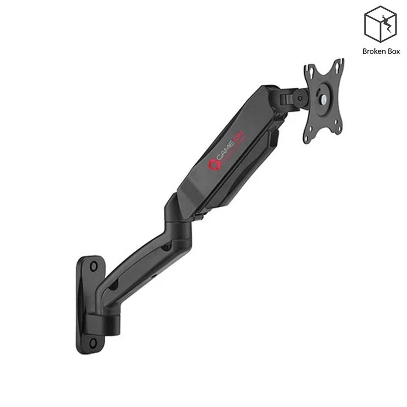 GAMEON GO-5015 Economy Spring-Assisted Wall Mounted Single Monitor Arm, Stand And Mount For Gaming And Office Use, 17
