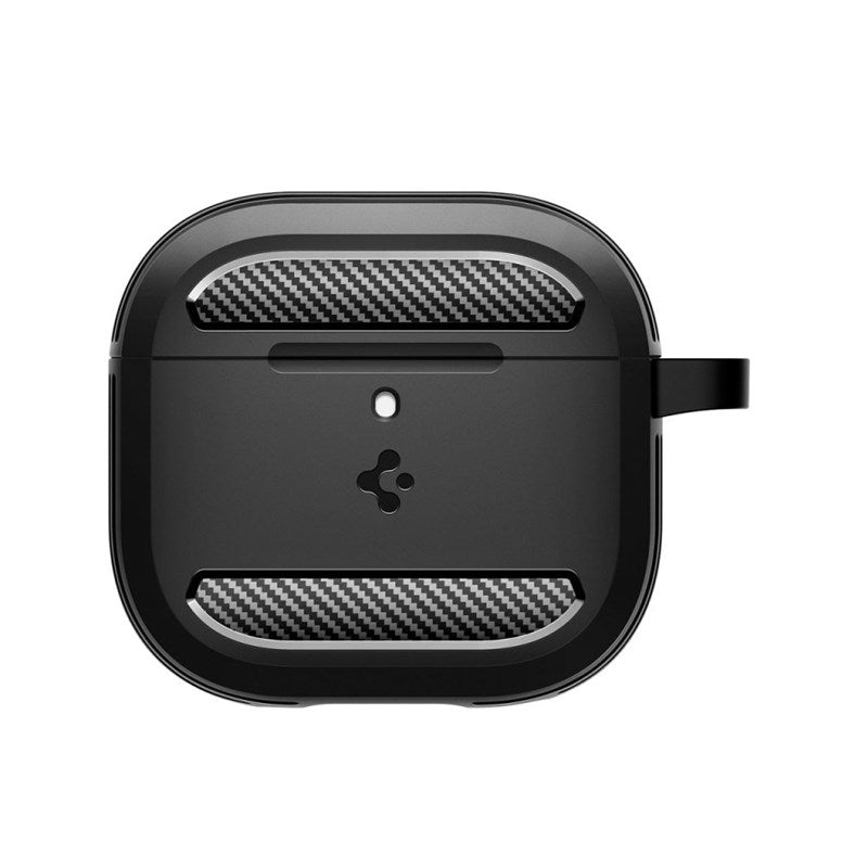 Spigen Rugged Armor AirPods 4 Case - Matte Black