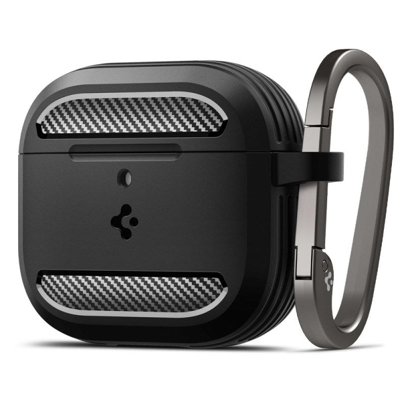 Spigen Rugged Armor AirPods 4 Case - Matte Black