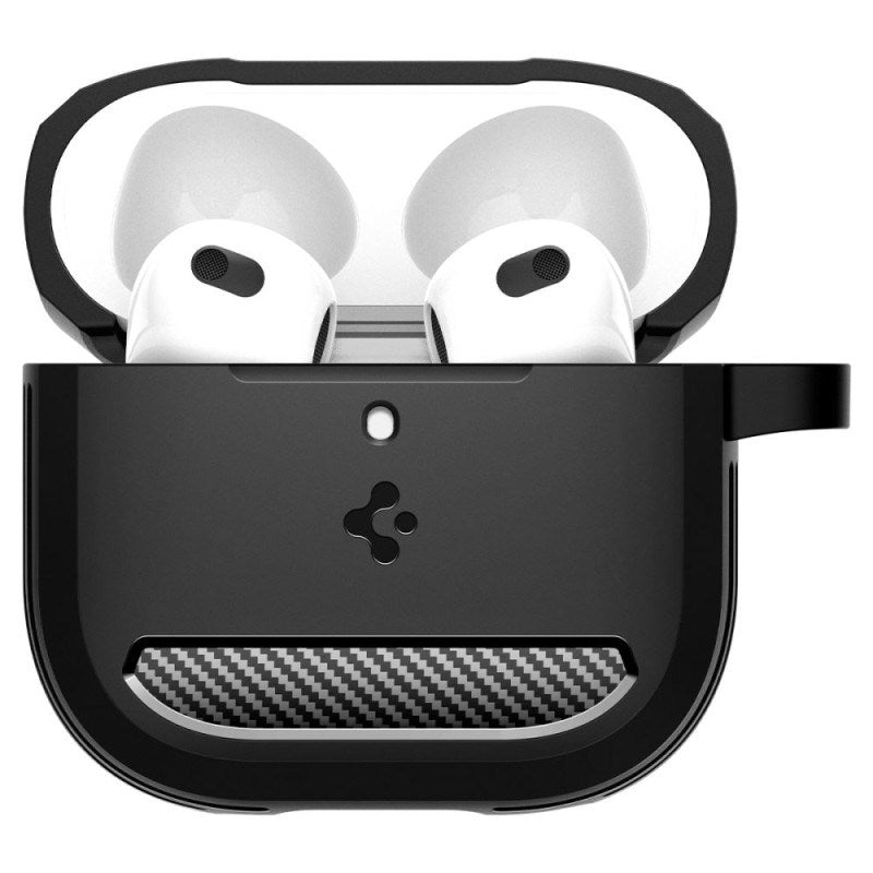 Spigen Rugged Armor AirPods 4 Case - Matte Black