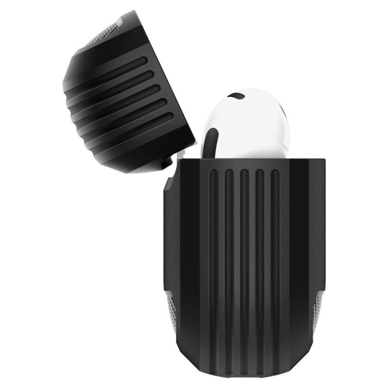 Spigen Rugged Armor AirPods 4 Case - Matte Black