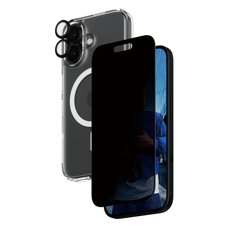 PanzerGlass 3-in-1 Privacy Protection Bundle iPhone 16
