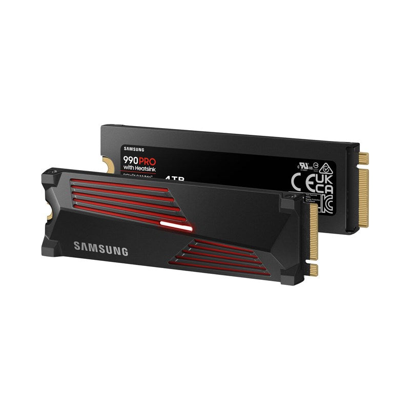 Samsung 990 Pro 4TB PCIe 4.0 NVMe M.2 SSD With Heatsink