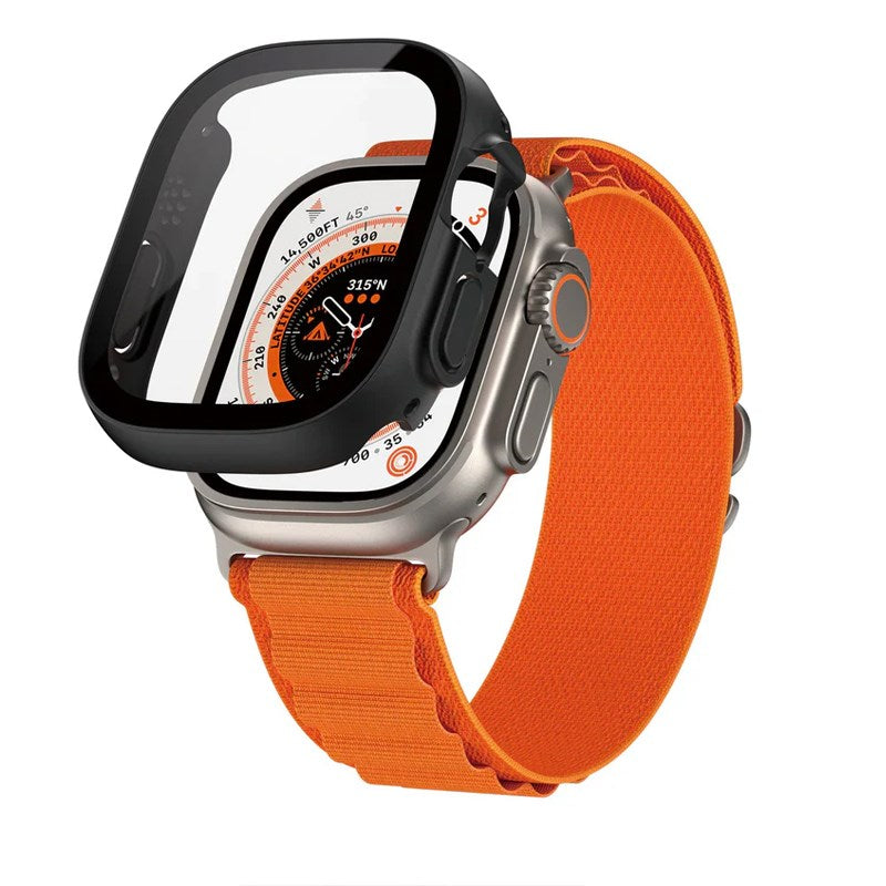 PanzerGlass Screen Protector Snappie Full Body Slim Black Apple Watch