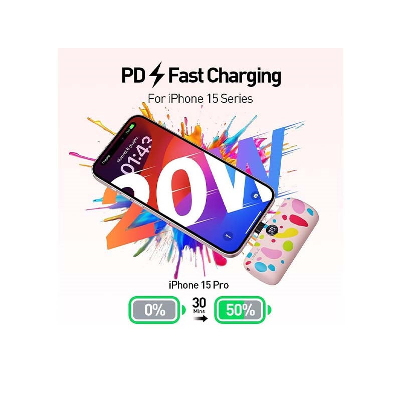 iWalk Linkme Pro Fast Charge 4800 mAh Pocket Battery Type-C With Battery Display