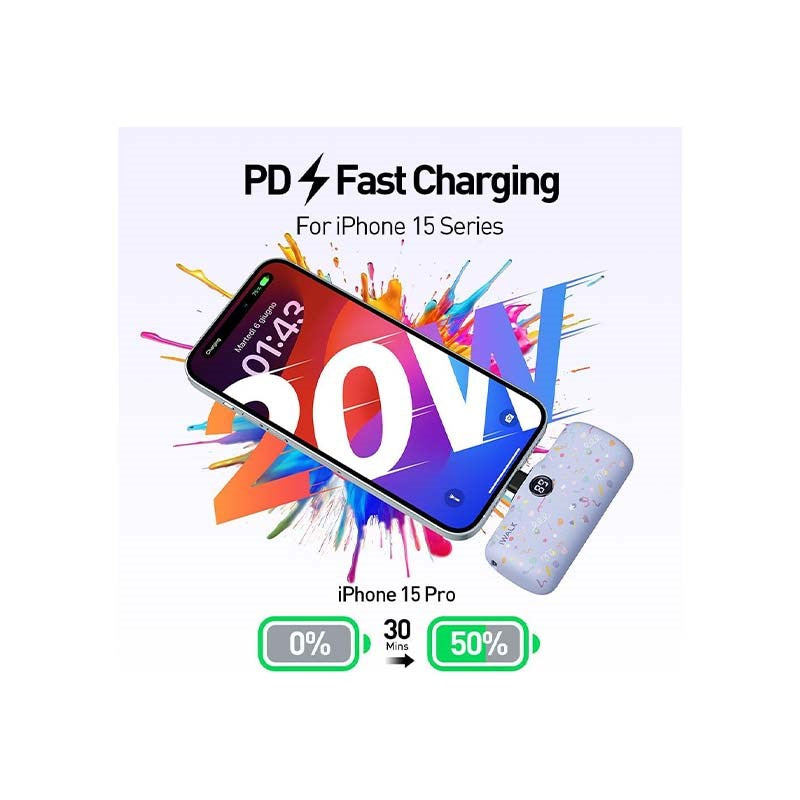 iWalk Linkme Pro Fast Charge 4800 mAh Pocket Battery Type-C With Battery Display