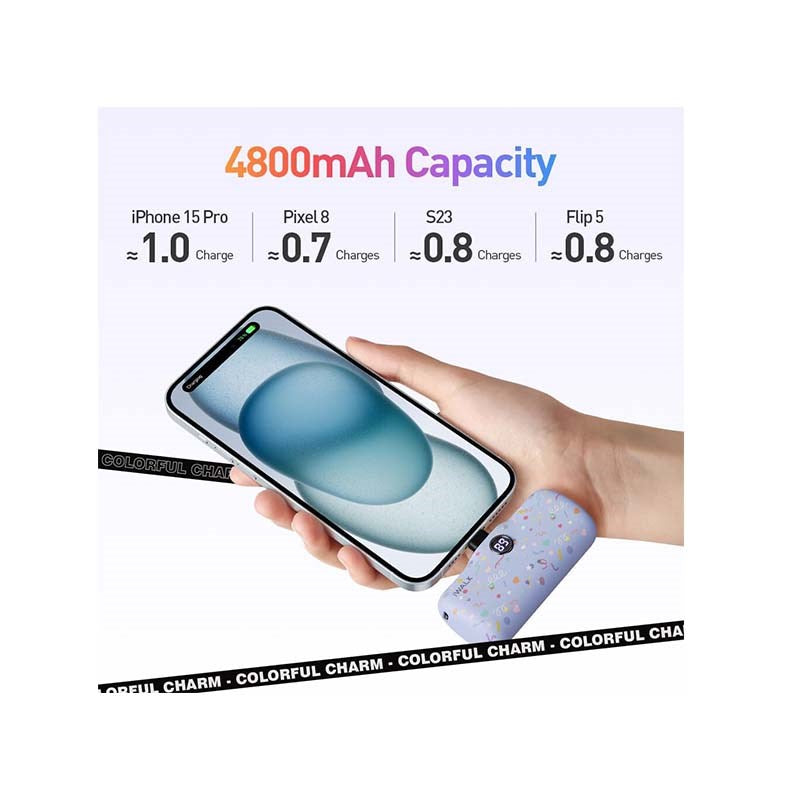 iWalk Linkme Pro Fast Charge 4800 mAh Pocket Battery Type-C With Battery Display