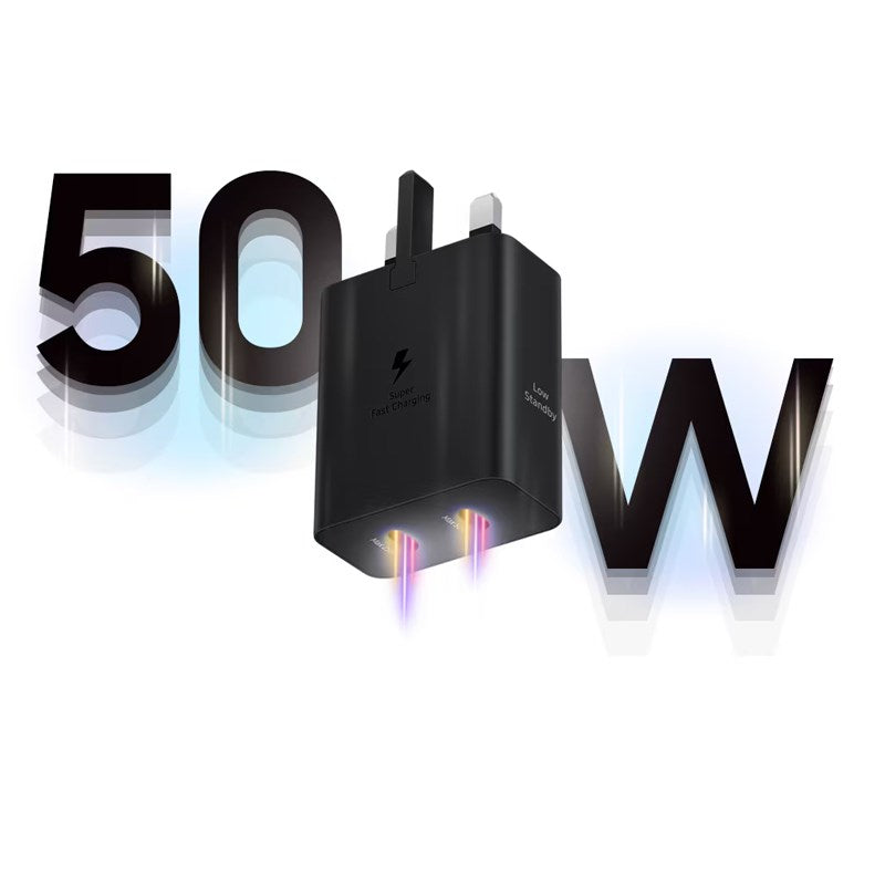 Samsung Travel Adapter DUO Type-C, 50W, Black