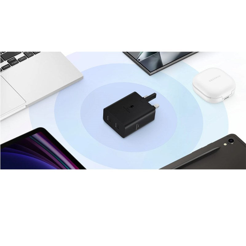 Samsung Travel Adapter DUO Type-C, 50W, Black