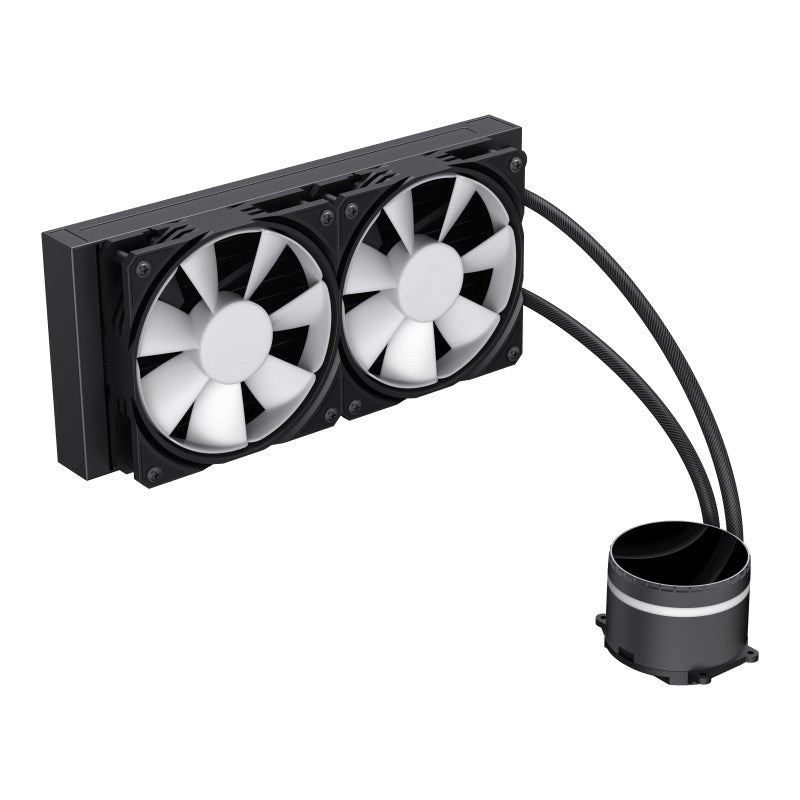 GameMax IceBurg 240 Infinity AIO RGB Liquid CPU Cooler - Black