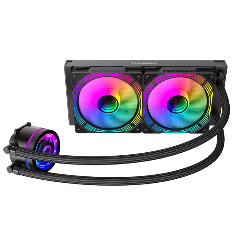 GameMax IceChill 240V 240mm AIO RGB Liquid CPU Cooler