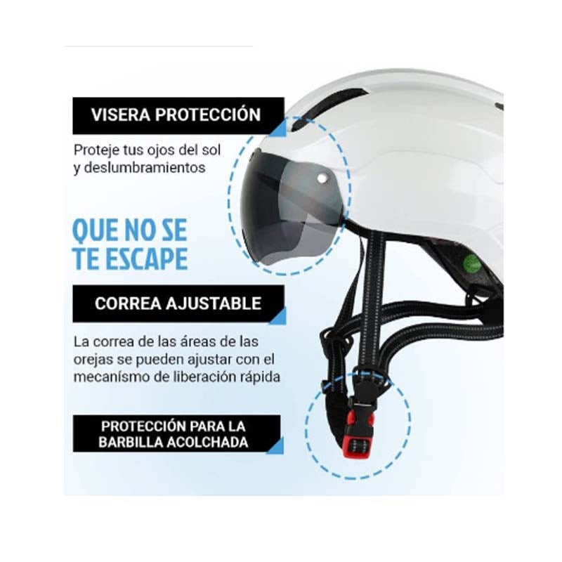Skateflash Helmet Atomic White