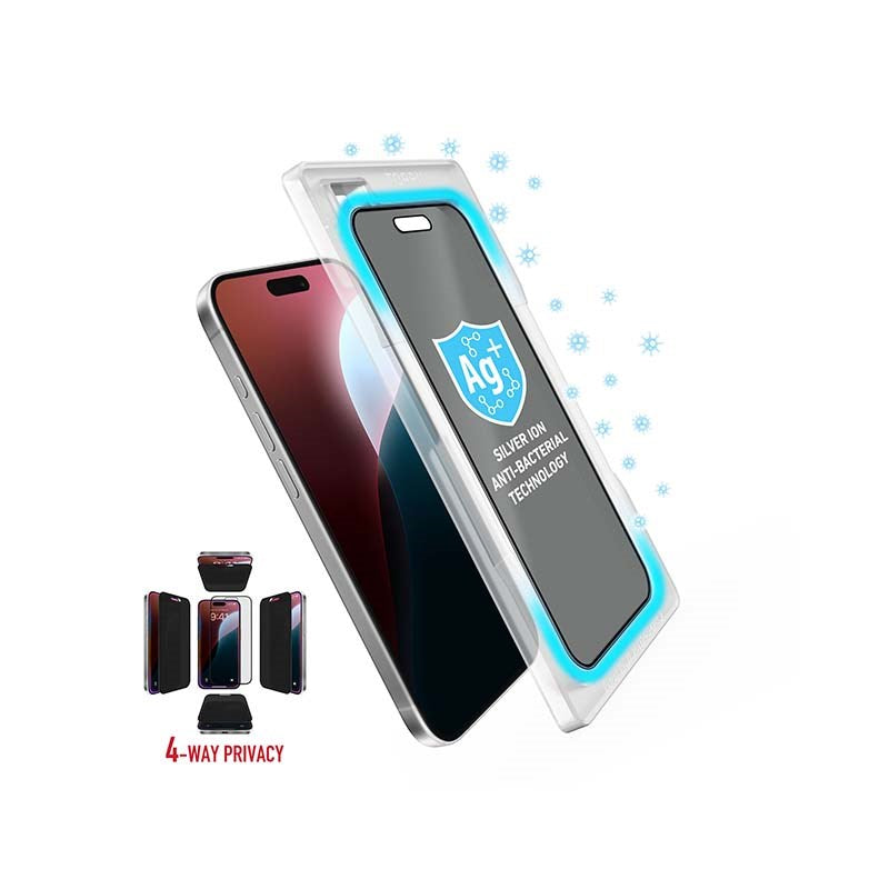 Torrii Bodyglass Screen Protector Tempered Glass For iPhone 16 Pro Max (6.9”) Anti-Bacterial Coating