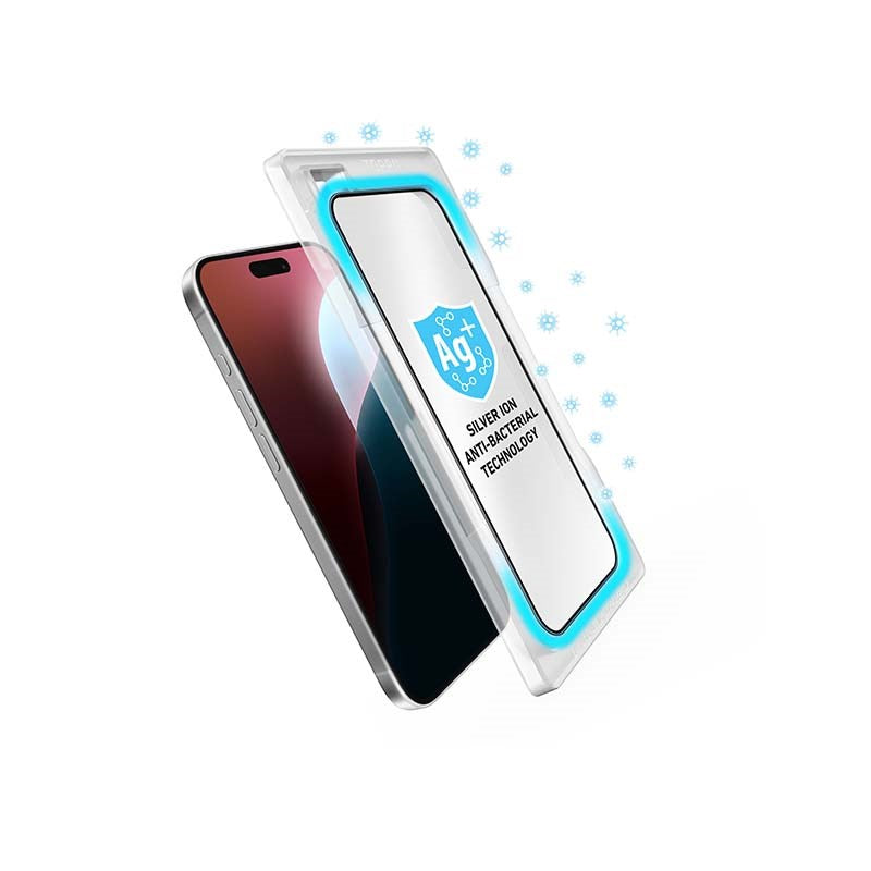 Torrii Bodyglass Screen Protector Tempered Glass For iPhone 16 Pro (6.3”) Anti-Bacterial Coating