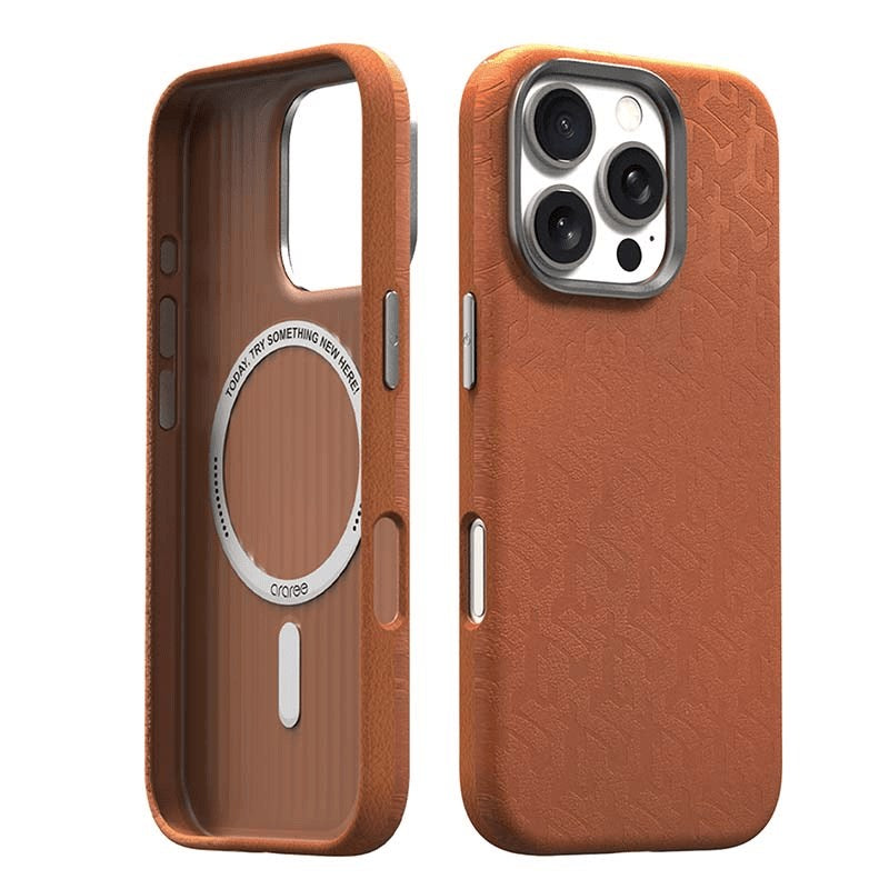 Araree Pellis Magsafe Case For iPhone 16 Pro Max, Brown