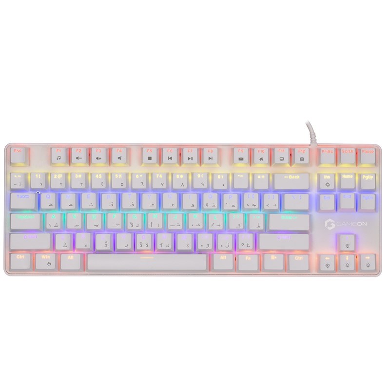 GAMEON VIPER XA All-In-One Artic Series Gaming Bundle (Mechanical Keyboard, Headset, Mouse & Mousepad) + Maonocaster DM30 RGB USB Microphone for PC