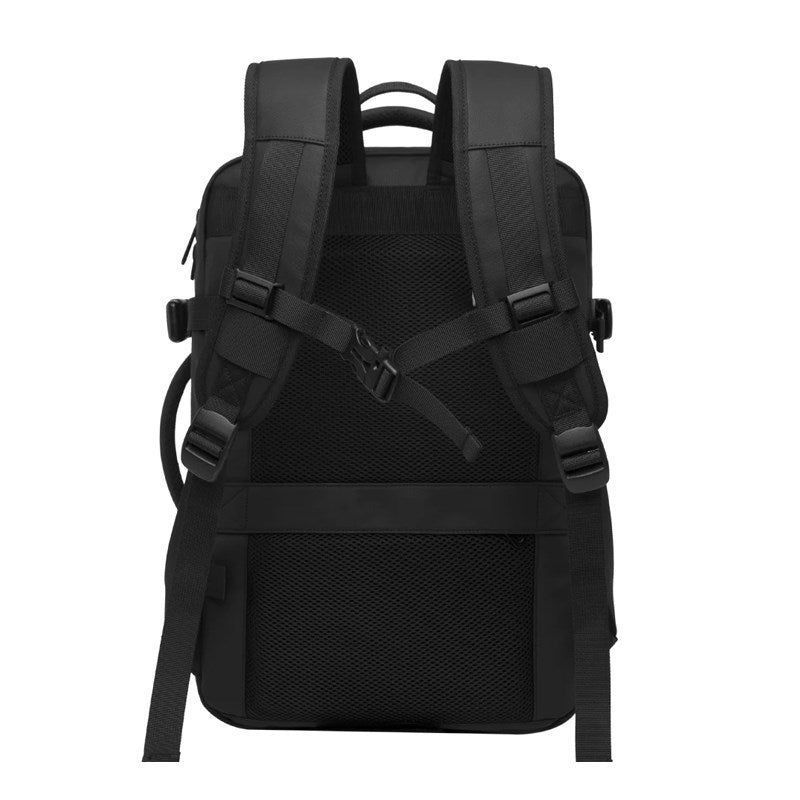 BANGE Travel Backpack Business Backpack School Expandable USB Bag Large Capacity 17.3