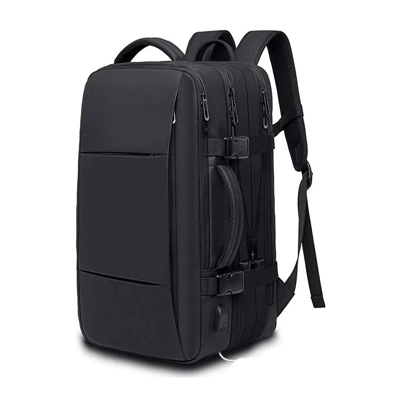 BANGE Travel Backpack Business Backpack School Expandable USB Bag Large Capacity 17.3